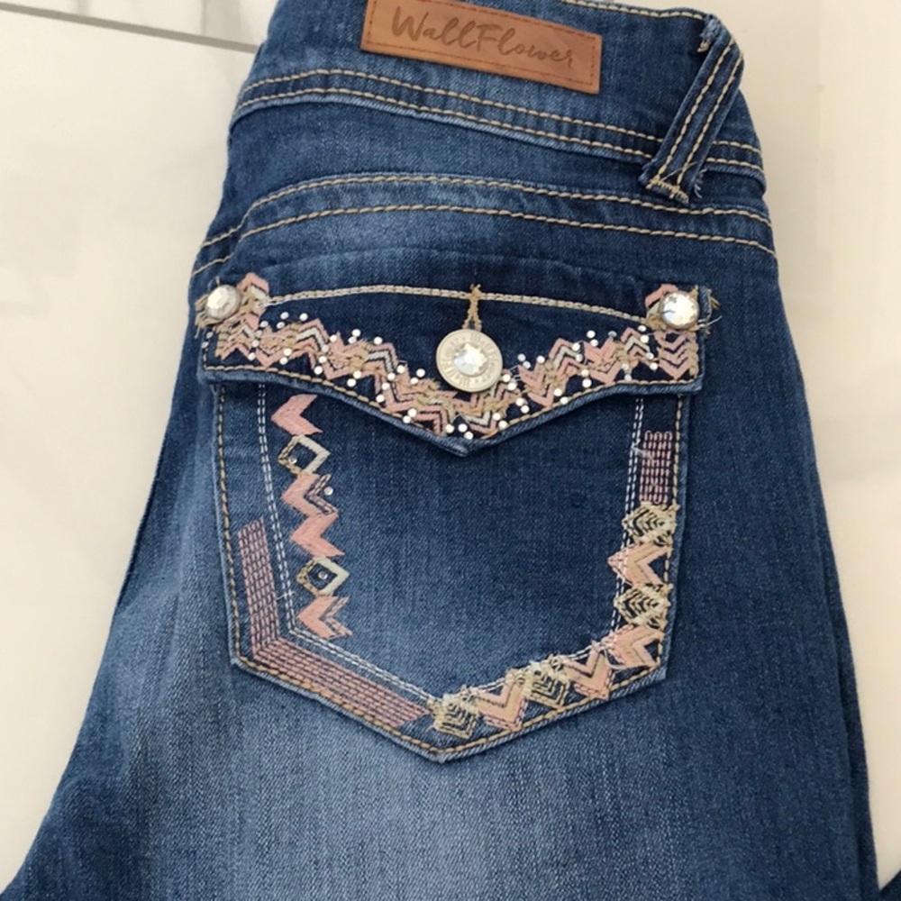 Embellished Blue Jeans - Picture 2 of 14
